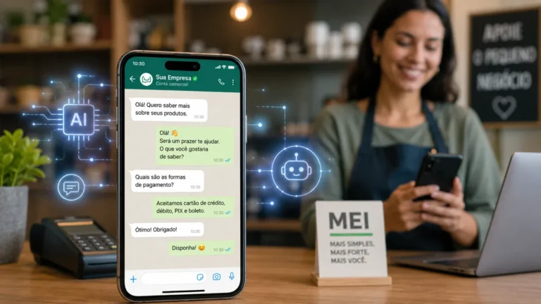 WhatsApp com IA pode mudar? O que o MEI precisa entender sobre atendimento automatizado
